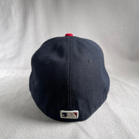 Boston Red Sox Hat Mens Fitted 7 Blue New Era Baseball‎ Cap MLB Embroidered - Picture 3 of 13